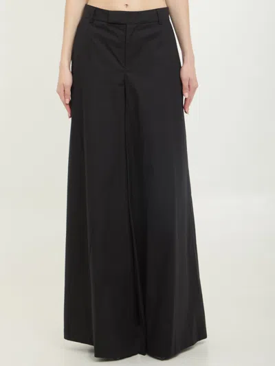 Federica Tosi Wide Leg Pants In Brown