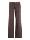 Federica Tosi Pantalone Ampio Frescolana In Brown