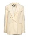 Federica Tosi Woman Blazer Ivory Size 8 Acetate, Viscose, Polyester In White
