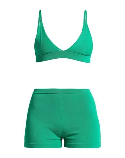 Federica Tosi Woman Co-ord Green Size 4 Viscose, Polyamide