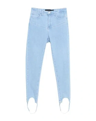 Federica Tosi Woman Jeans Blue Size 27 Cotton, Elastane