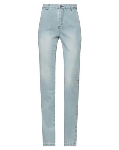 Federica Tosi Woman Jeans Blue Size 29 Cotton, Elastane