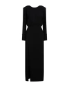 Federica Tosi Woman Maxi Dress Black Size 8 Acetate, Viscose, Polyester In Black