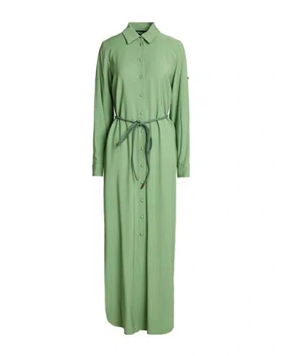 Federica Tosi Woman Maxi Dress Light Green Size 4 Viscose, Polyester