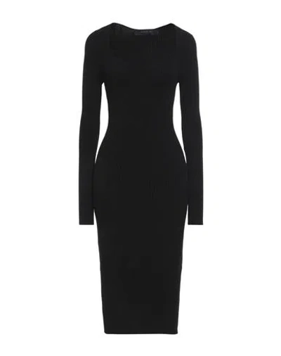 Federica Tosi Woman Long Dress Black Size 6 Polyester