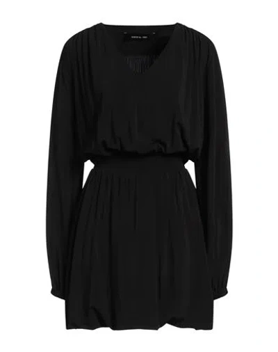 Federica Tosi Woman Mini Dress Black Size 2 Viscose, Elastane