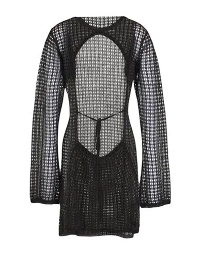 Federica Tosi Woman Mini Dress Black Size 4 Viscose, Polyester