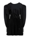 Federica Tosi Woman Mini Dress Black Size 6 Polyester, Cotton