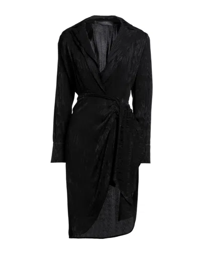 Federica Tosi Woman Mini Dress Black Size 6 Viscose