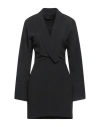 Federica Tosi Woman Mini Dress Black Size 8 Acetate, Viscose, Polyester