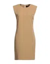 Federica Tosi Short Dresses In Beige