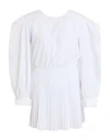 Federica Tosi Woman Mini Dress White Size 6 Polyester, Cotton In White