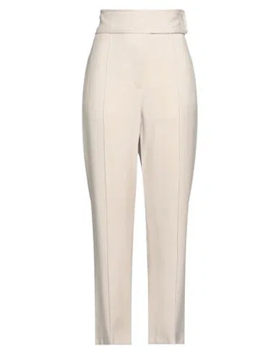 Federica Tosi Woman Pants Beige Size 6 Viscose, Polyester