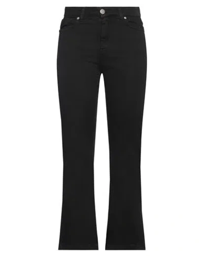 Federica Tosi Woman Pants Black Size 29 Cotton, Elastane