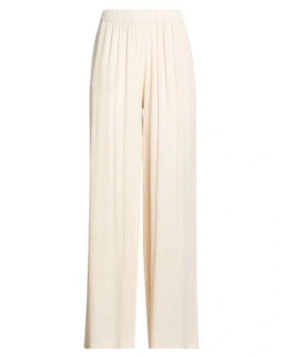 Federica Tosi Woman Pants Ivory Size 8 Silk, Acetate
