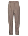 Federica Tosi Woman Pants Khaki Size 8 Polyester, Virgin Wool, Elastane In Beige