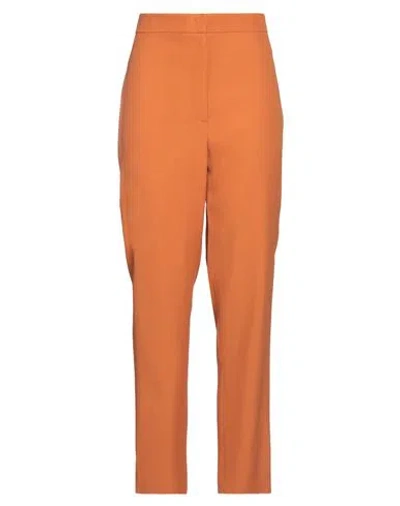 Federica Tosi Woman Pants Mandarin Size 6 Acetate, Viscose In Orange