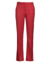 Federica Tosi Woman Pants Red Size 2 Polyester, Virgin Wool, Elastane In Red