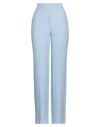 Federica Tosi Woman Pants Sky Blue Size 4 Acetate, Viscose, Polyester In Blue