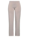 Federica Tosi Woman Pants Taupe Size 8 Viscose, Polyamide In Grey