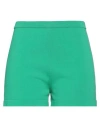 Federica Tosi Woman Shorts & Bermuda Shorts Green Size 4 Viscose, Polyamide In Green