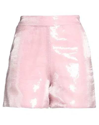 Federica Tosi Woman Shorts & Bermuda Shorts Pink Size 4 Polyester