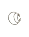 Federica Tosi Woman Single Earring Silver Size - Bronze In Gray