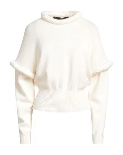Federica Tosi Woman Sweater Cream Size 4 Wool, Cashmere In White