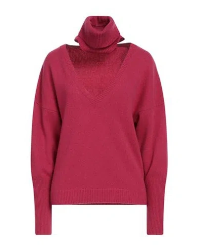 Federica Tosi Woman Sweater Magenta Size 6 Virgin Wool, Cashmere