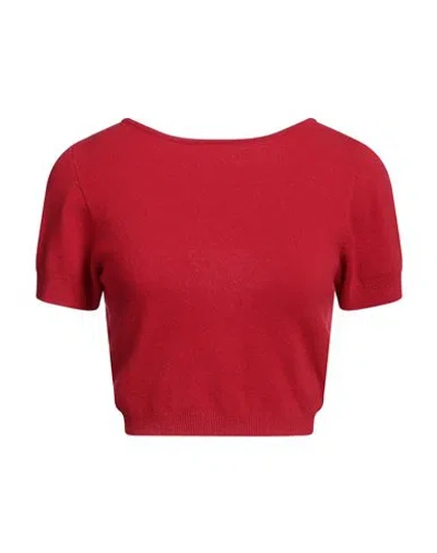 Federica Tosi Woman Sweater Red Size 4 Wool, Cashmere, Polyamide