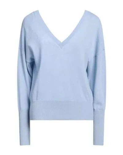 Federica Tosi Woman Sweater Sky Blue Size 4 Wool, Cashmere, Elastane