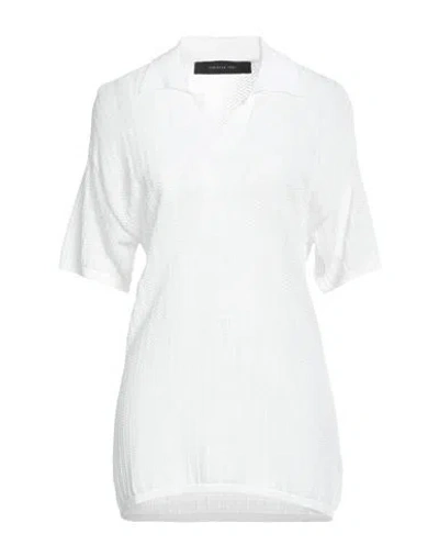 Federica Tosi Woman Sweater White Size 4 Viscose, Polyamide
