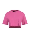 Federica Tosi Woman T-shirt Magenta Size 6 Cotton