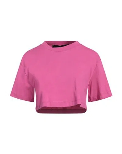 Federica Tosi Woman T-shirt Magenta Size 6 Cotton