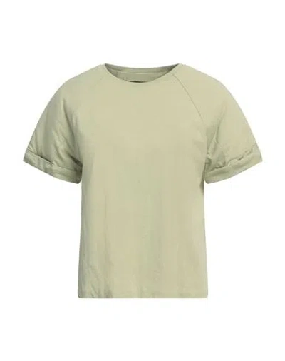 Federica Tosi Woman T-shirt Sage Green Size 2 Cotton, Acrylic