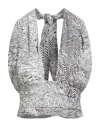 Federica Tosi Woman Top White Size 2 Cotton