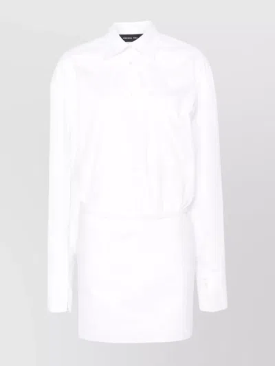 Federica Tosi Wrap Dress In Cotton Poplin