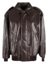 Federica Tosi Zip-up Bomber Jacket In Brown