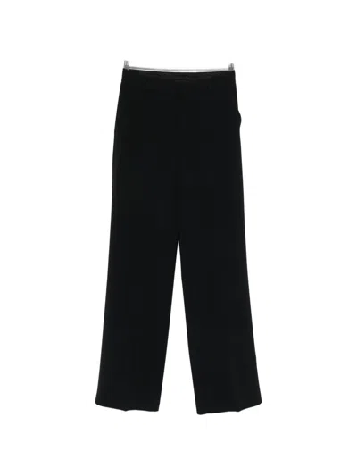 Federica Tosi Zipped Tailored Trousers In Black