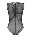 Federica Tosi Zipper Bodysuit In Black