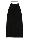 Federico Cina Backless Top Clothing In Black