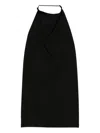 Federico Cina Backless Top Clothing In Black