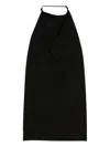 Federico Cina Backless Top Clothing In Black