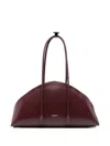 Federico Cina Structured Shoulder Bag Long Handles In Red
