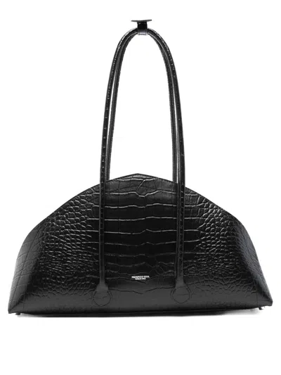 Federico Cina Hand Bag In Black