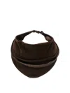Federico Cina Tortellino Hobo Bag In Brown