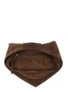 Federico Cina Torttelino Suede Tote Bag In Brown