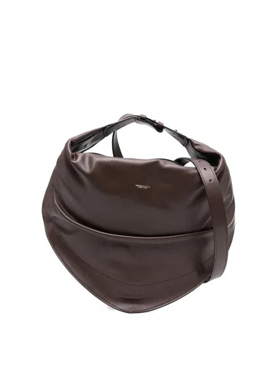 Federico Cina Chocolate  Shoulder Bag In Brown