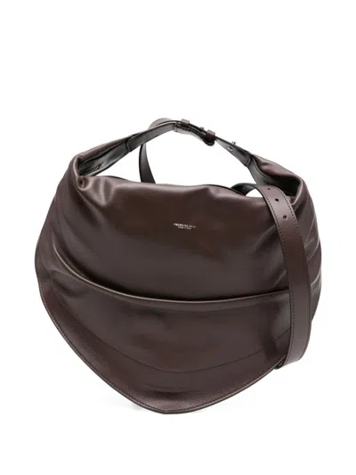 Federico Cina Chocolate 'tortellino' Shoulder Bag In Brown