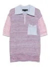 Federico Cina Colourblock Polo Shirt In Blue
